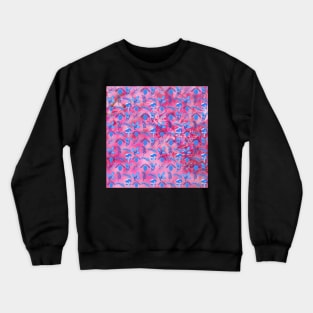 Leaves and flowers pattern Crewneck Sweatshirt